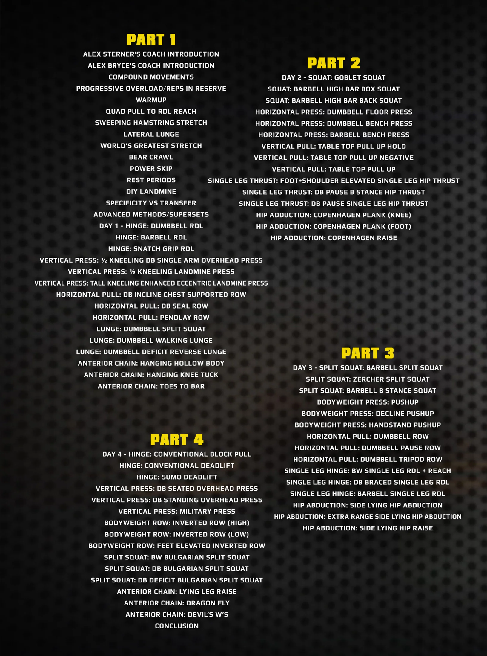 Simplified Strength Training Templates For BJJ by Alex Sterner & Alex Bryce - Image 2